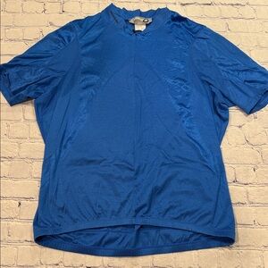 Sugoi Men’s Ventilated 3/4 Zip Blue Cycling Rear Tri-Pocket Shirt XXL